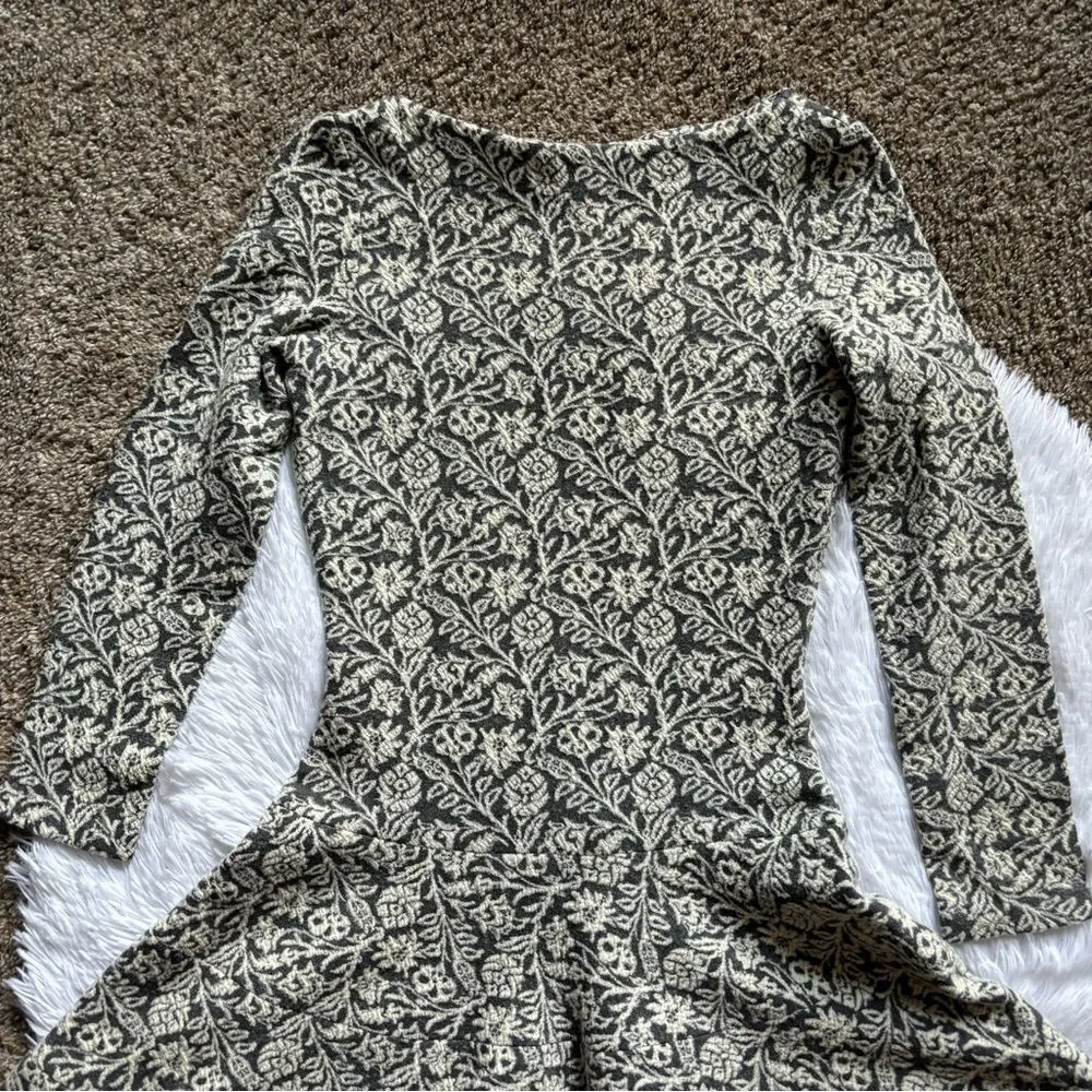 Zara Woman Dress Wool Blend Long Sleeve Womens Size XS‎